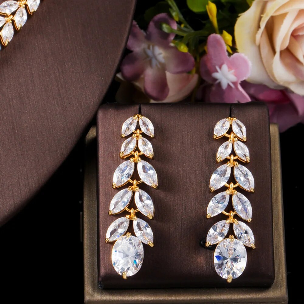 Cubic Zirconia Engagement Necklace