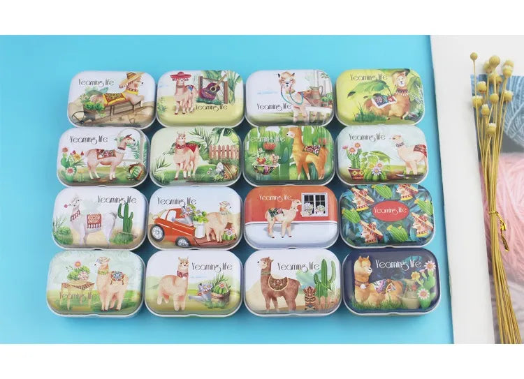 Colorful Mini Tin Storage Box