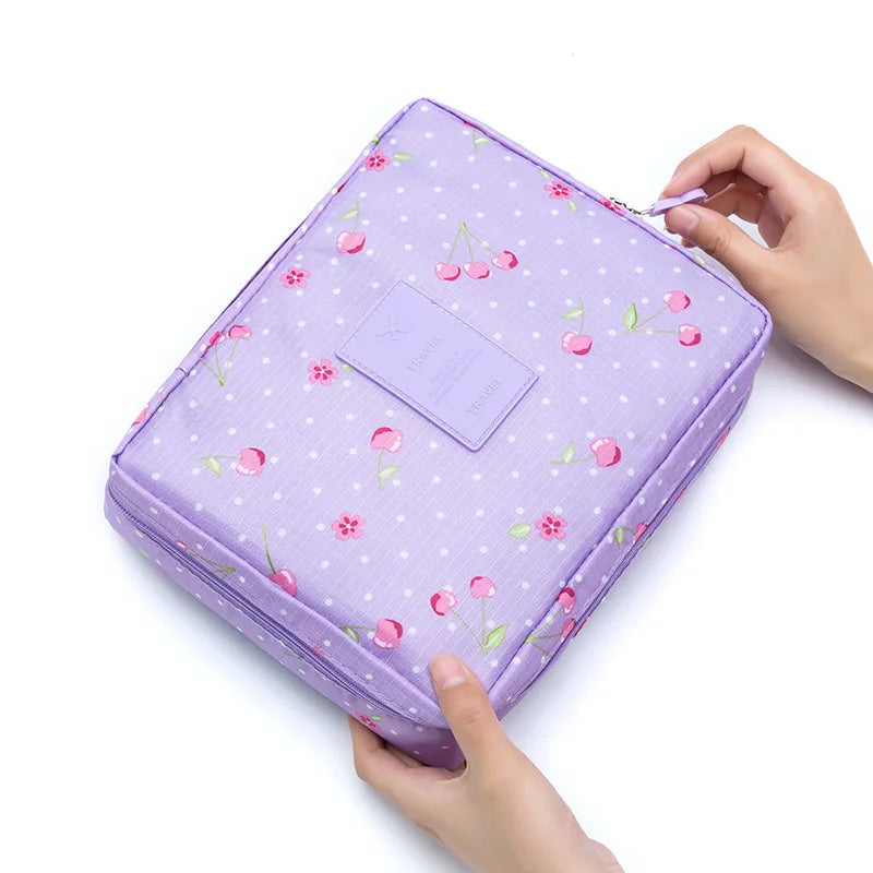 Bolsa de cosméticos de viaje multifunción al aire libre