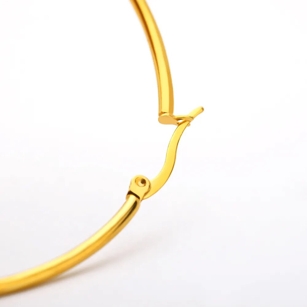 Stainless Steel Hoop Earring