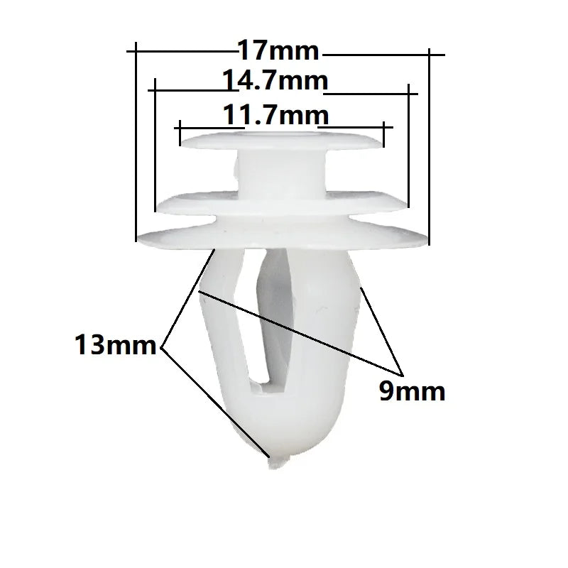 Auto Door Panel Clips Fixing Fastener 9mm