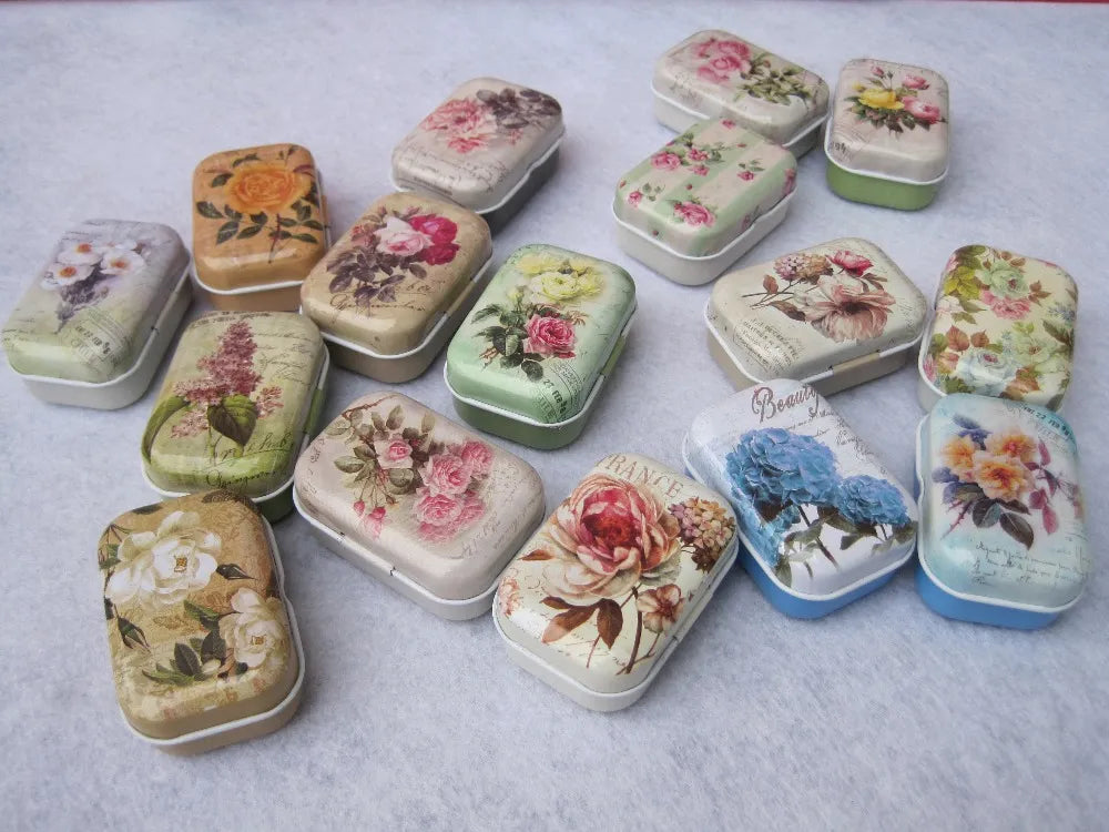 Colorful Mini Tin Storage Box