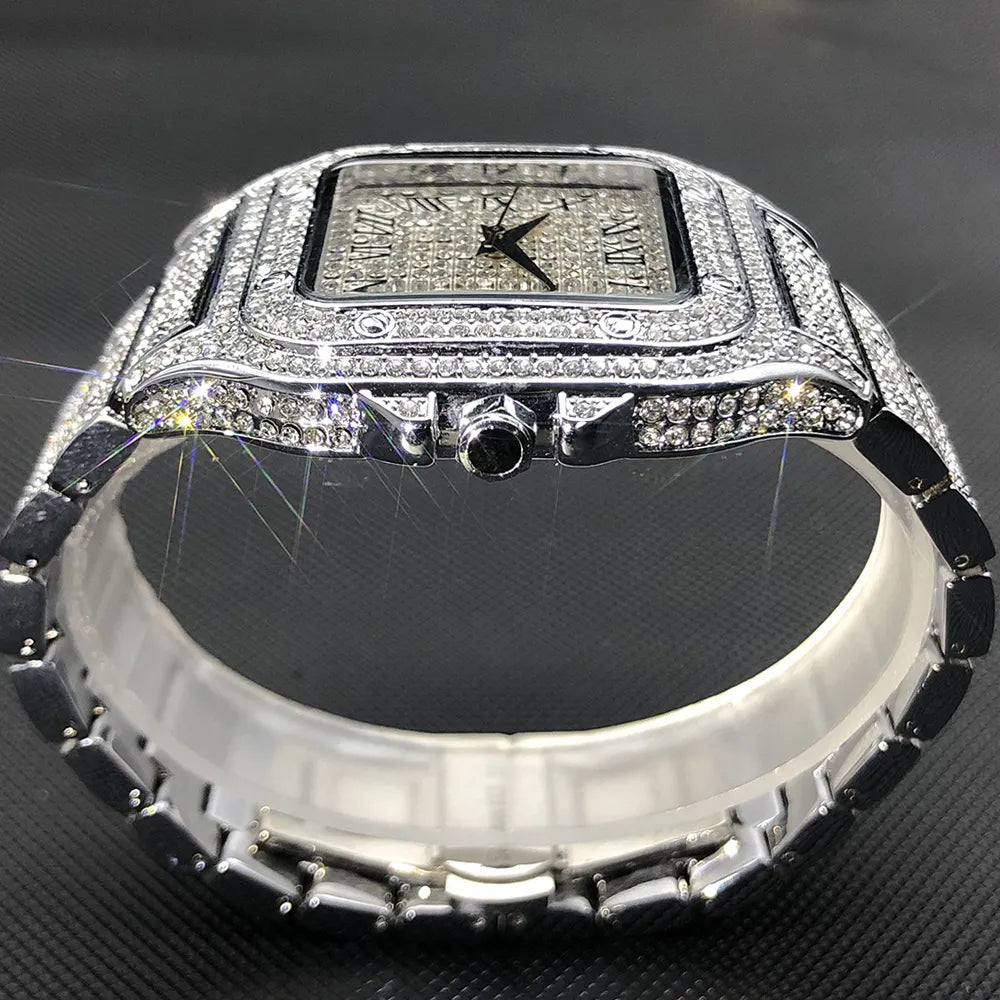 Ultradünne wasserdichte Diamantuhren