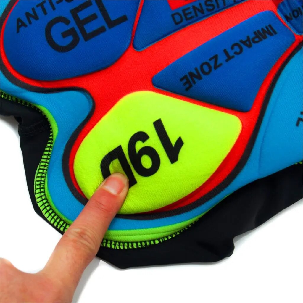 Breathable 19D Gel Padded Men's Bike Shorts