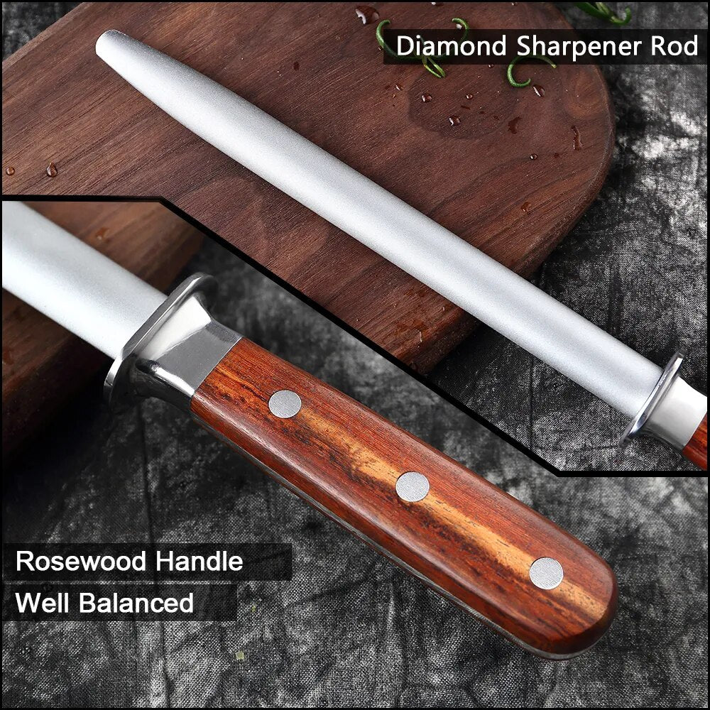 Alloy Steel Round Shank Kitchen Knife