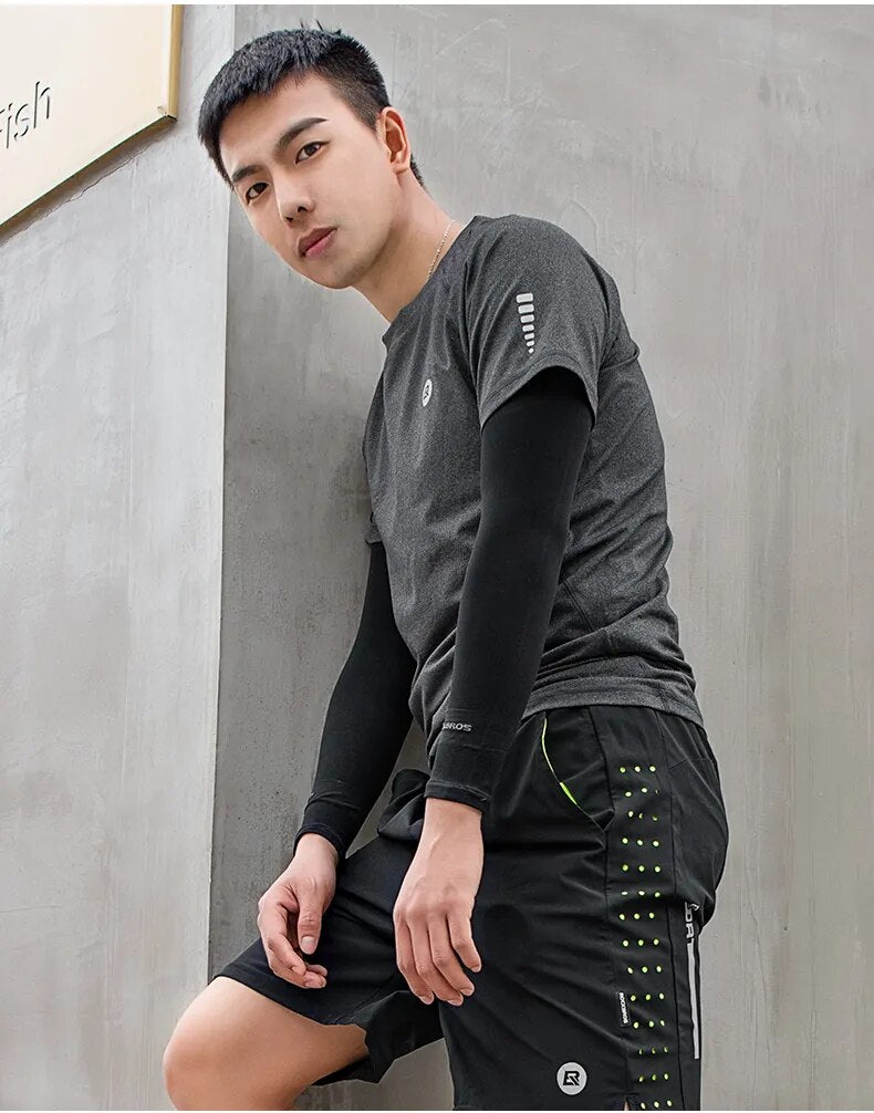 Ice Fabric Running Protect Arm Warmers