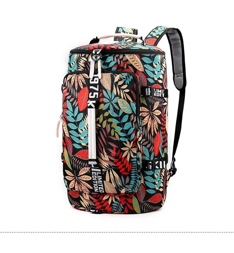 Travel Bucket Backpack Printing  Bag
