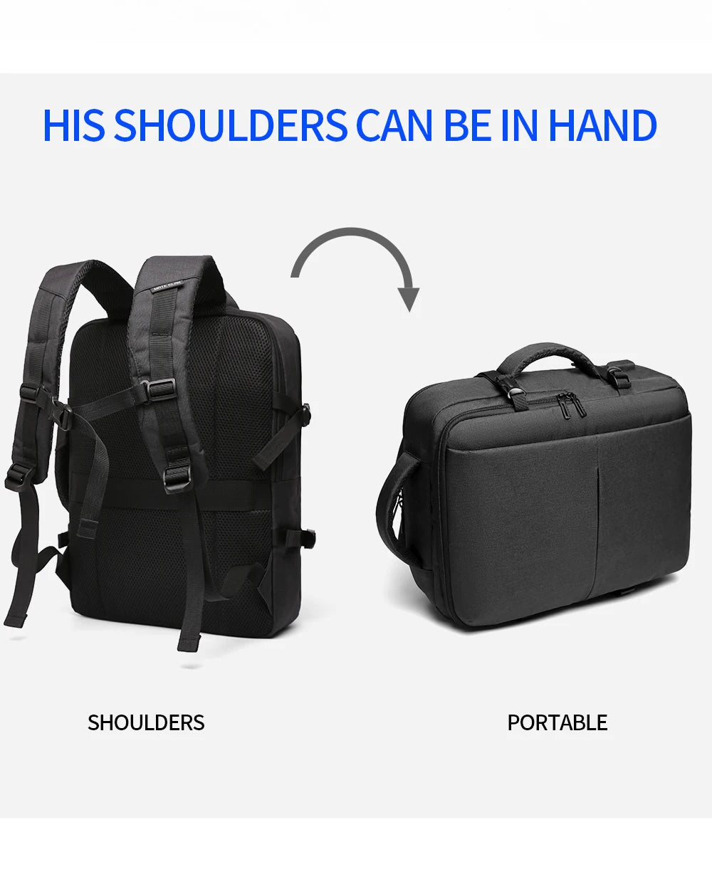 Mochila para portátil de 15,6 pulgadas con carga USB