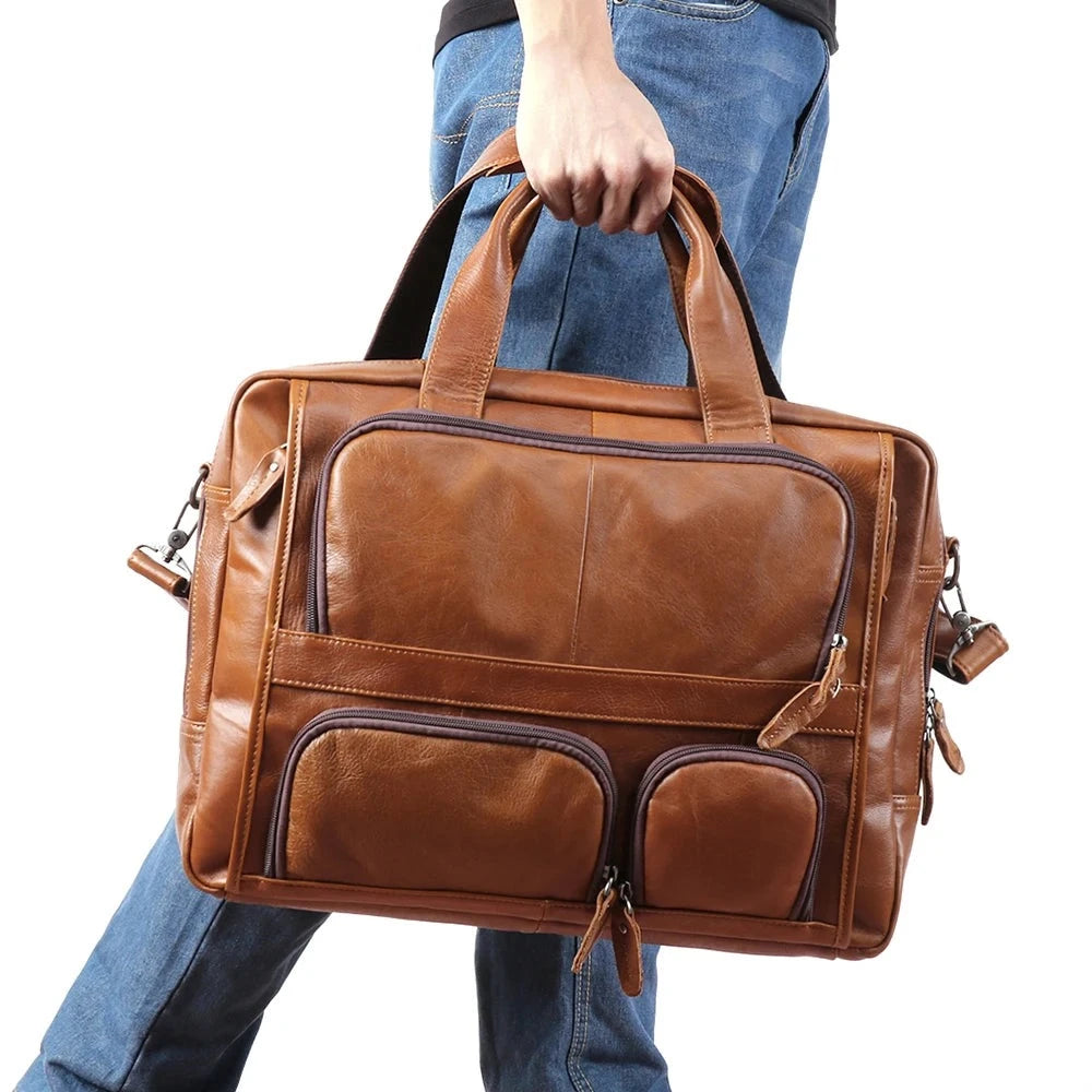 Bolsa de negocios para viajes de gran capacidad para computadora portátil de 17 "