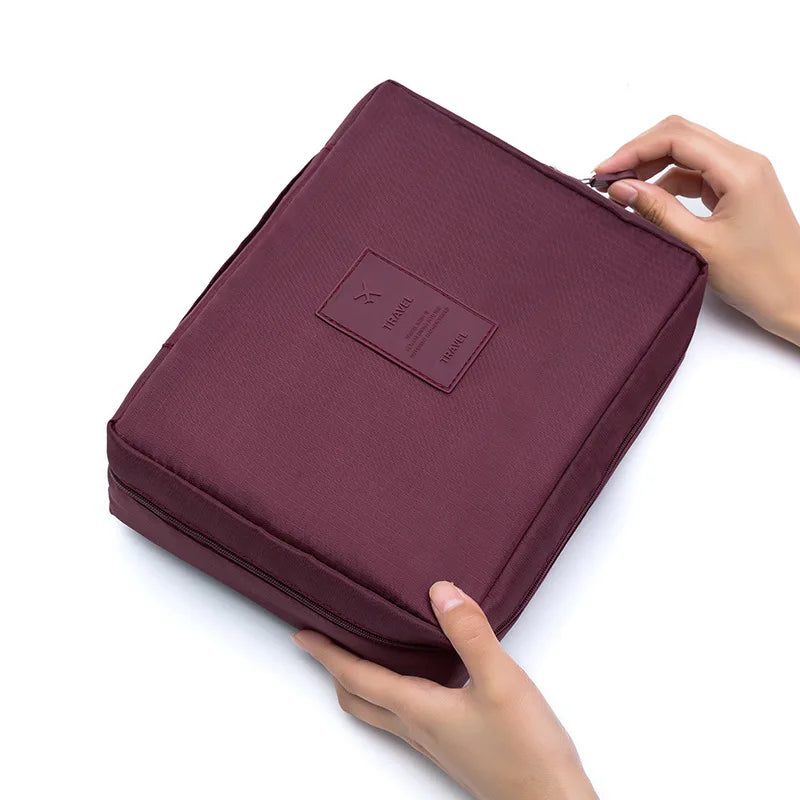 Bolsa de cosméticos de viaje multifunción al aire libre