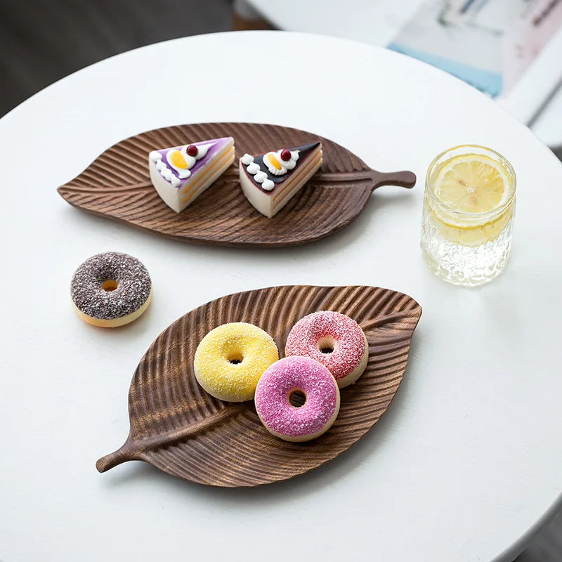 Wooden Organizer Plate Wood Decorative Trays