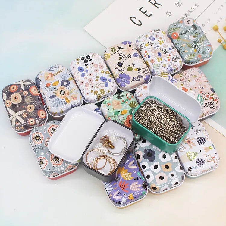 Colorful Mini Tin Storage Box