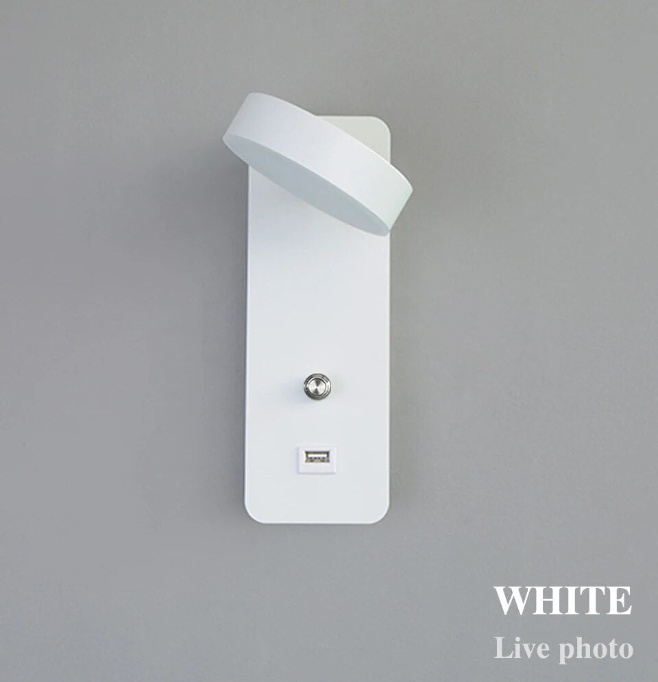 9W White/Black Modern Lighting  Stair Lighting