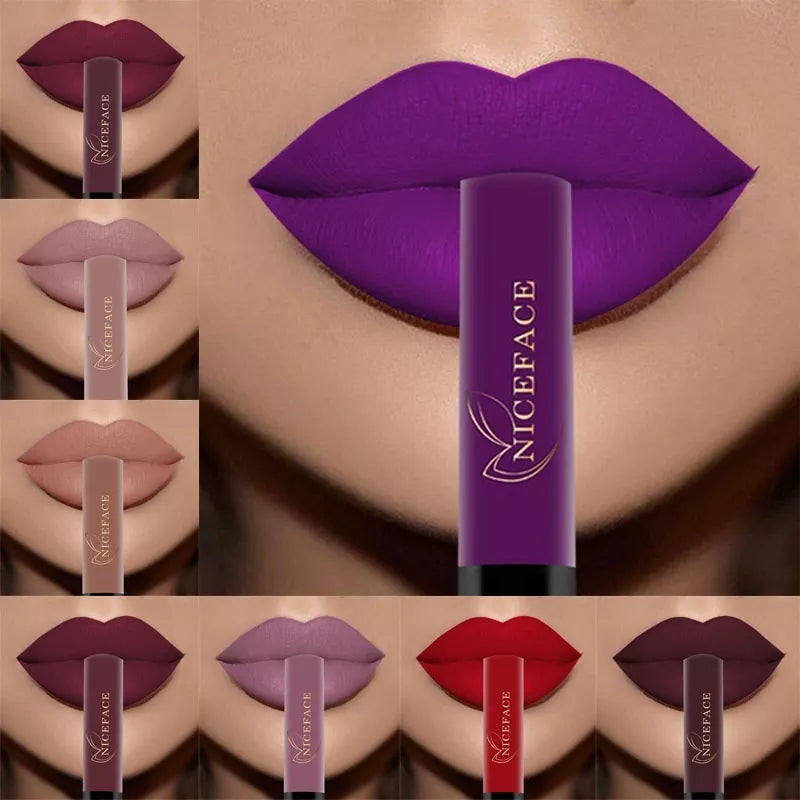 El mejor lápiz labial líquido mate resistente al agua con brillo labial
