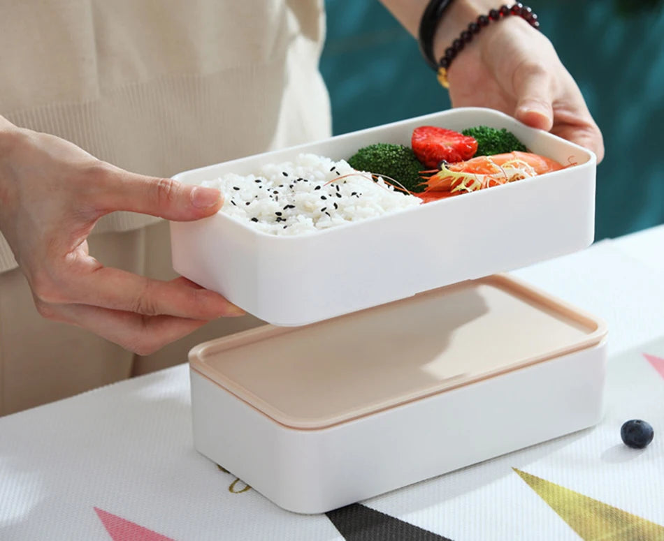 Microwave Double Layer Lunch Box