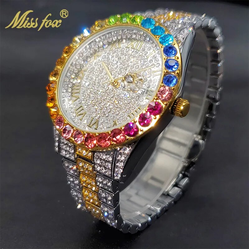 18k Gold Diamond Watch