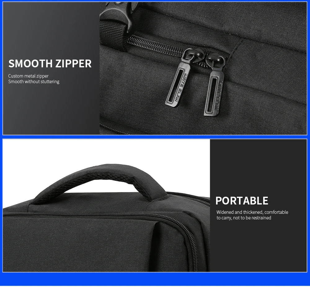 Mochila para portátil de 15,6 pulgadas con carga USB