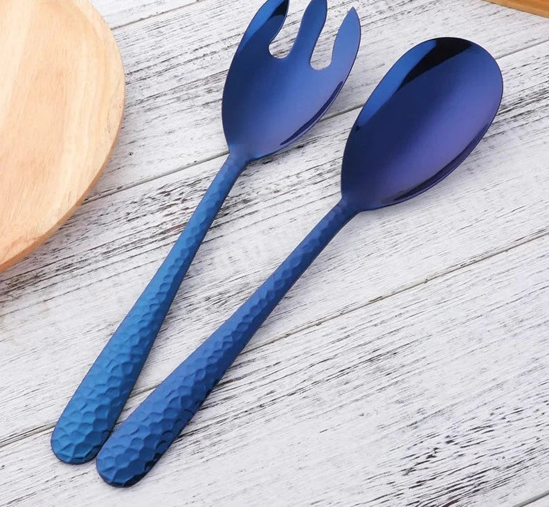 Salat-Servierlöffel-Gabel-Set