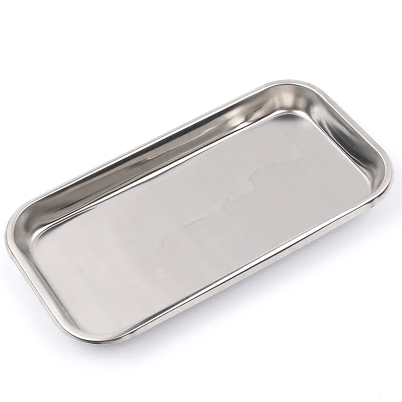 Stainless Steel Manicure Cosmetic Storage Tray