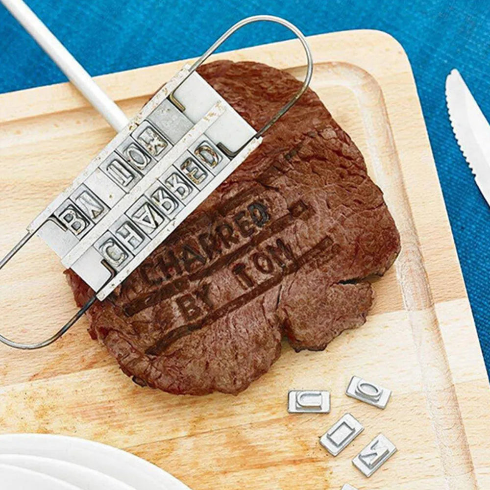 Barbecue Letter Printed Steak