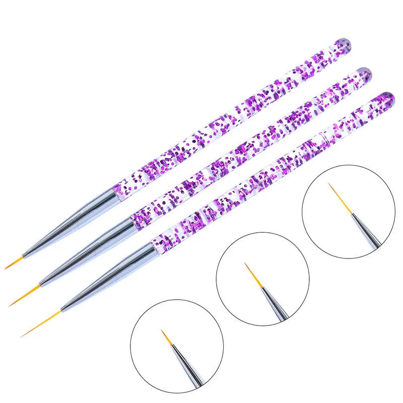 Arte Línea Pintura Pluma Gel Pinceles Dibujo