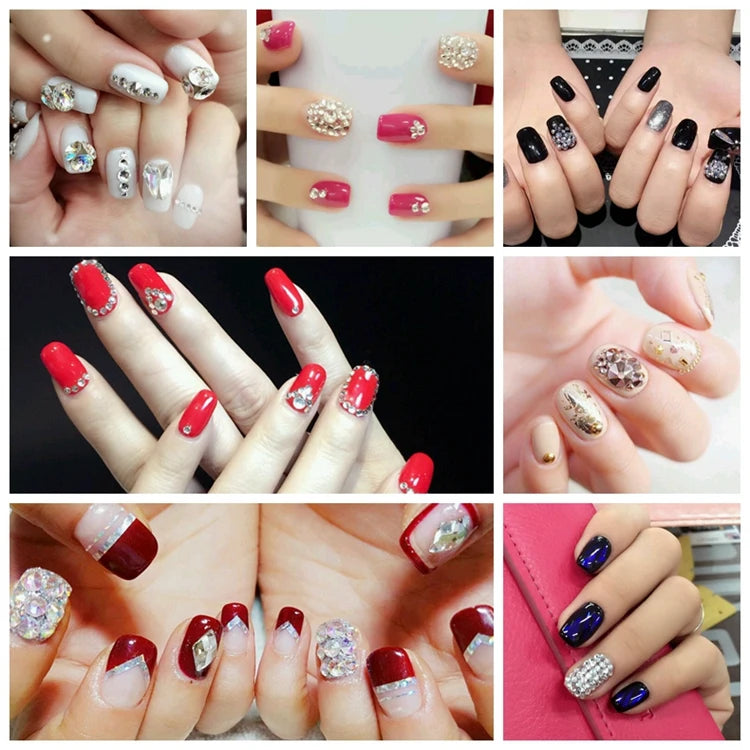 3D Non Hot Fix Flat Back Nail Art Decorations