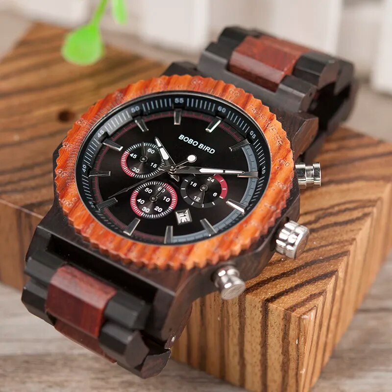 Wooden Quartz Top Luxury Watches