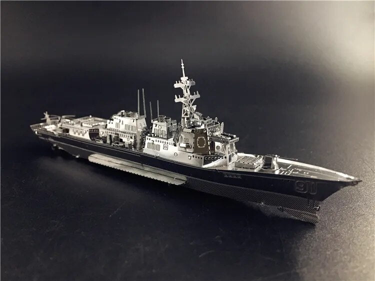 3D Metal Puzzle Burke Class Destroyer Warship