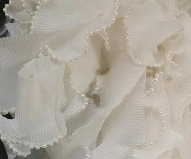 6CM Wide Embroidery Flower Tulle Lace