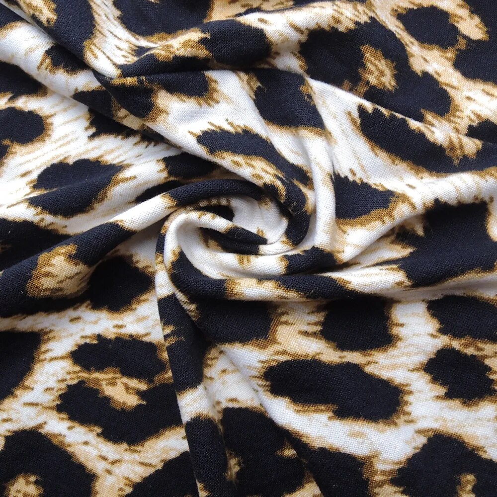 Plus Size Shift Leopard Dress