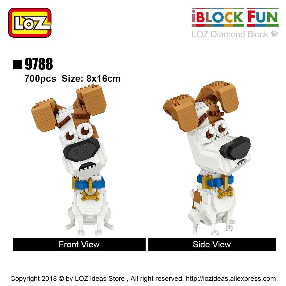 Cute Diy Toys with Cartoon Dog and Smile Love Stool