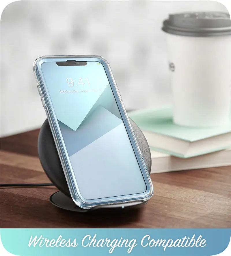 Estuche protector de mármol con brillo de cuerpo completo de 6.1"