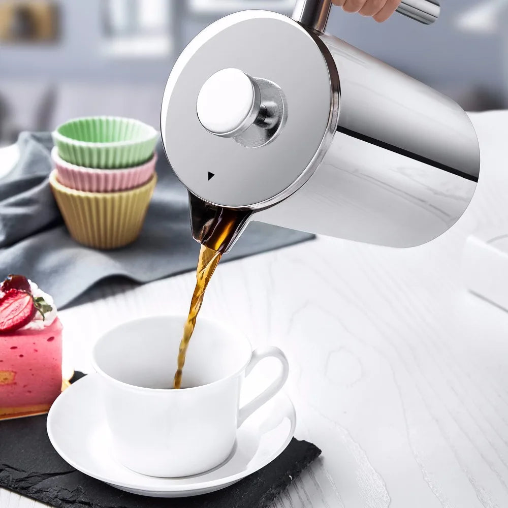 Stainless Steel French Press Coffee Maker