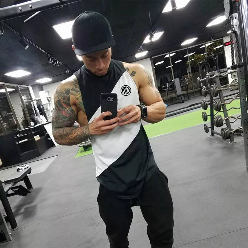 Gym Tank Tops with a Stylish Stringer