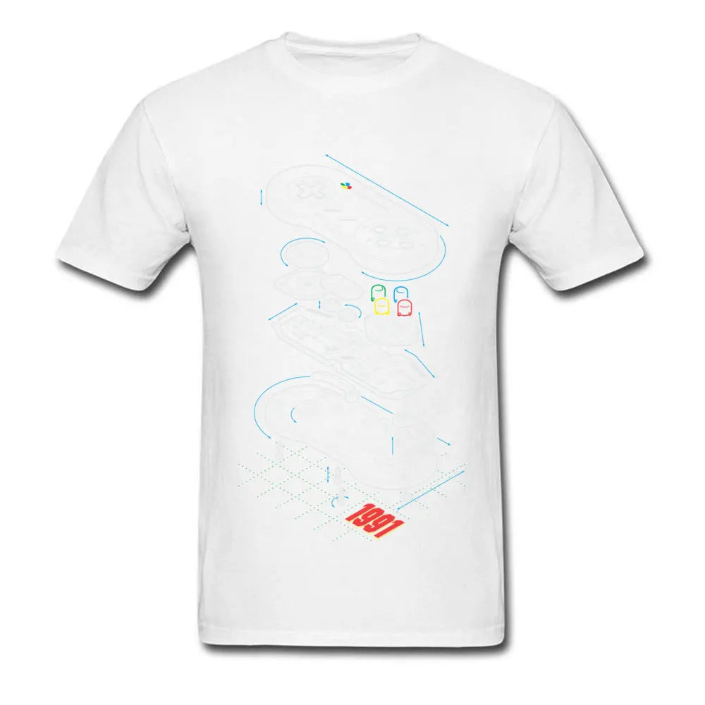 Camiseta Arcade para estudiantes de ropa informal estilo Hip Hop