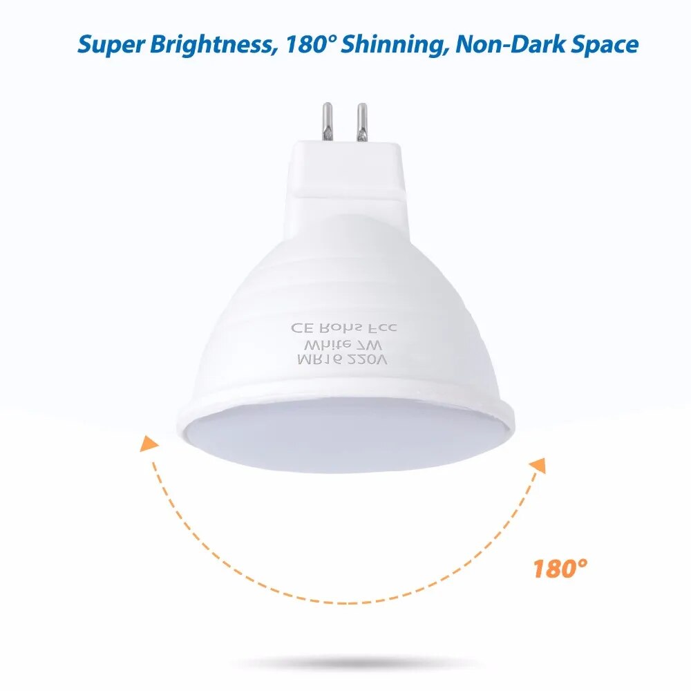 E27 LED-Spotlicht, GU10-LED-Glühbirne, 5 W, E14-LED-Lampe, 220 V, Strahler