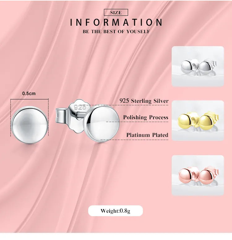 Cute Small Hearts Stud Earrings