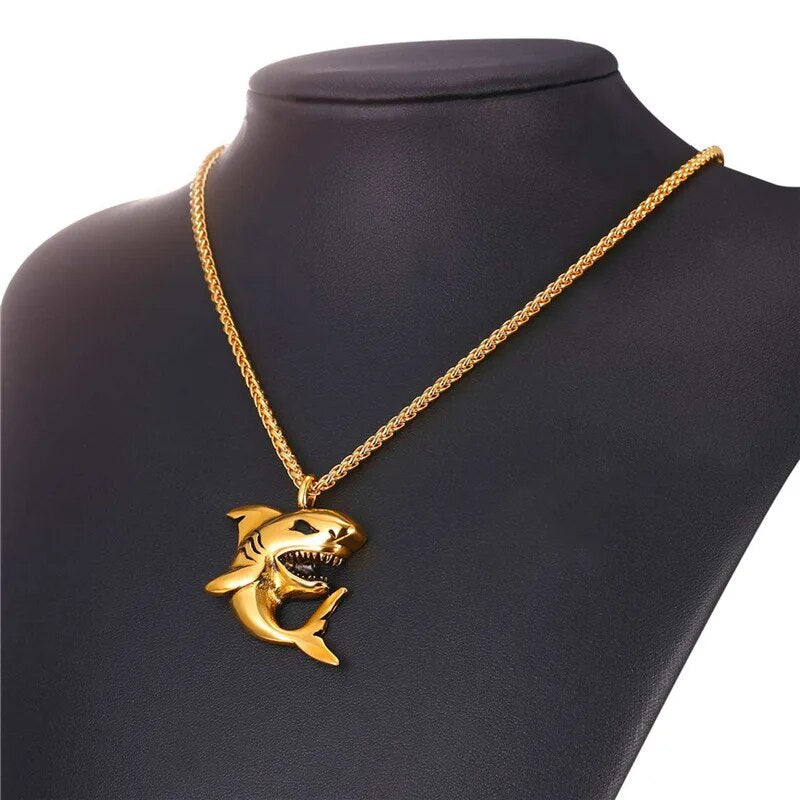 Men Stainless Steel Jewelry  Animal Necklaces