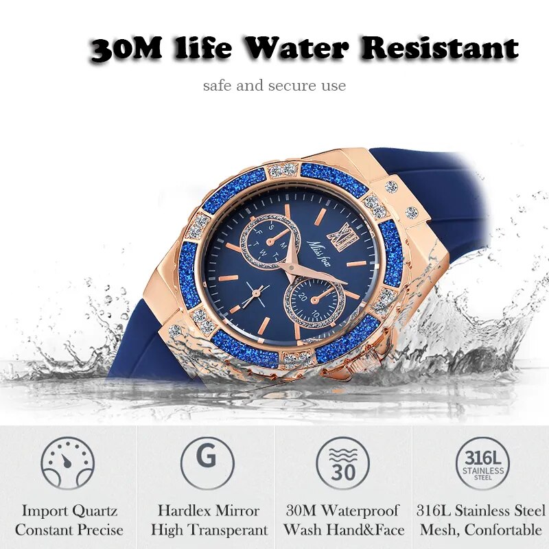 Relojes de lujo para mujer con diamantes de moda