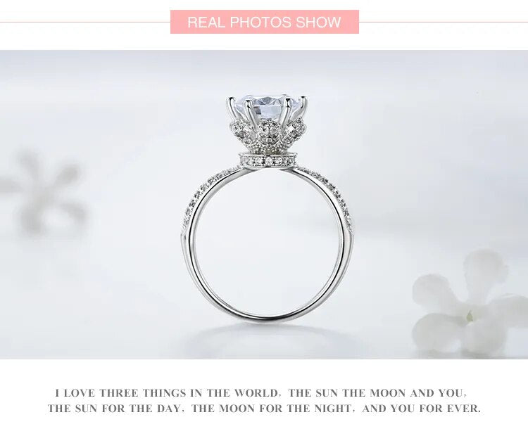 Sterling Silver Engagement Rings