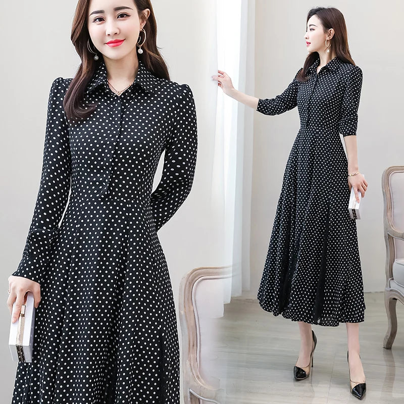 Elegantes, temperamentvolles langes Kleid