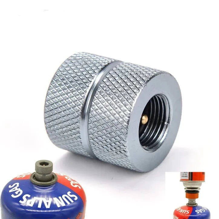 Outdoor Camping Butane Stove Gas Refill Adapter