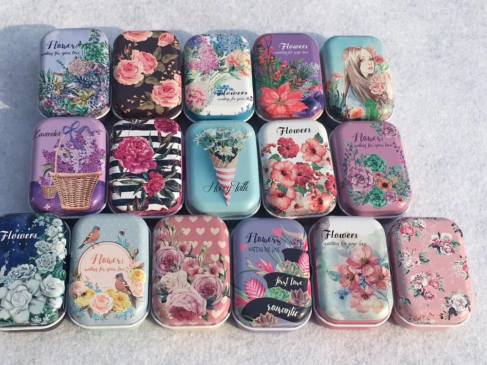 Colorful Mini Tin Storage Box