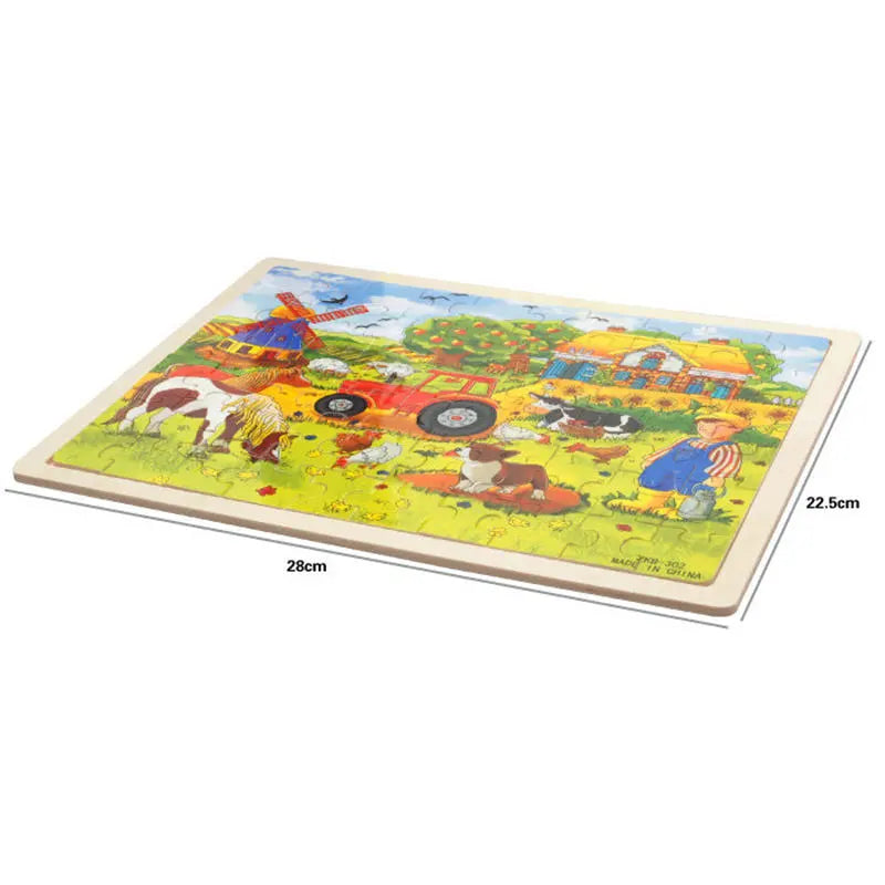 3D Cartoon Wooden Jigsaw Puzzle