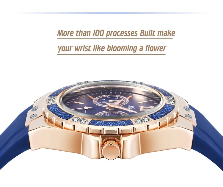 Relojes de lujo para mujer con diamantes de moda