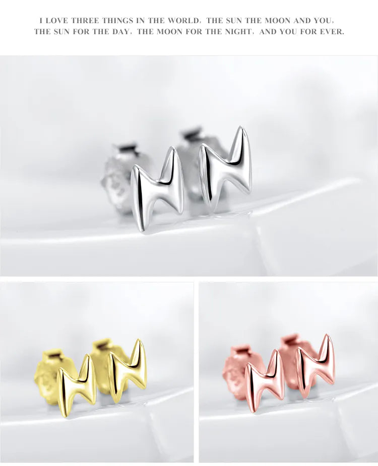 Cute Small Hearts Stud Earrings