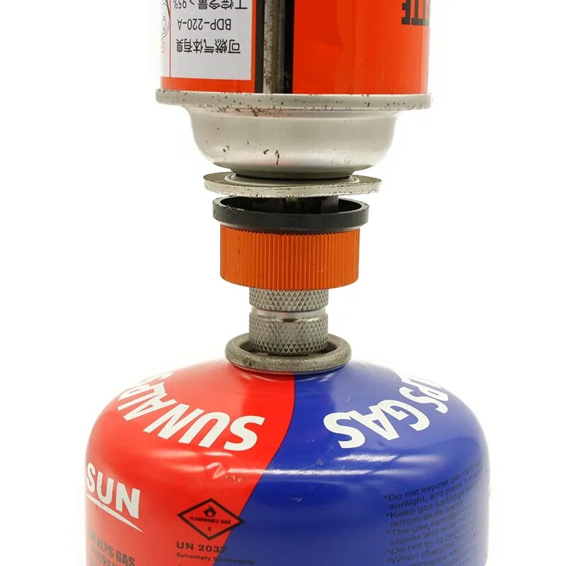 Outdoor Camping Butane Stove Gas Refill Adapter