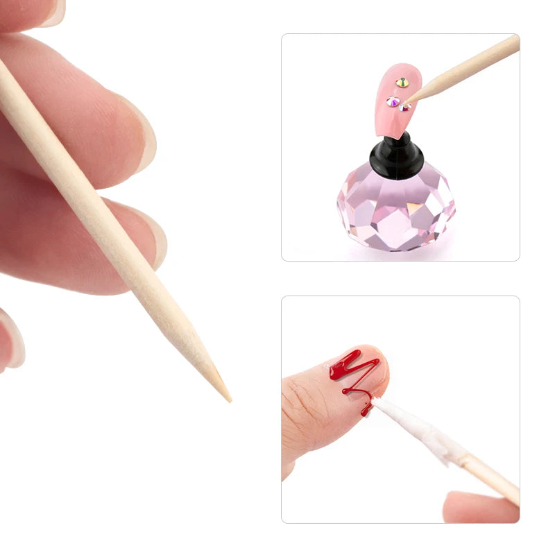 Wooden Cuticle Pusher Remover