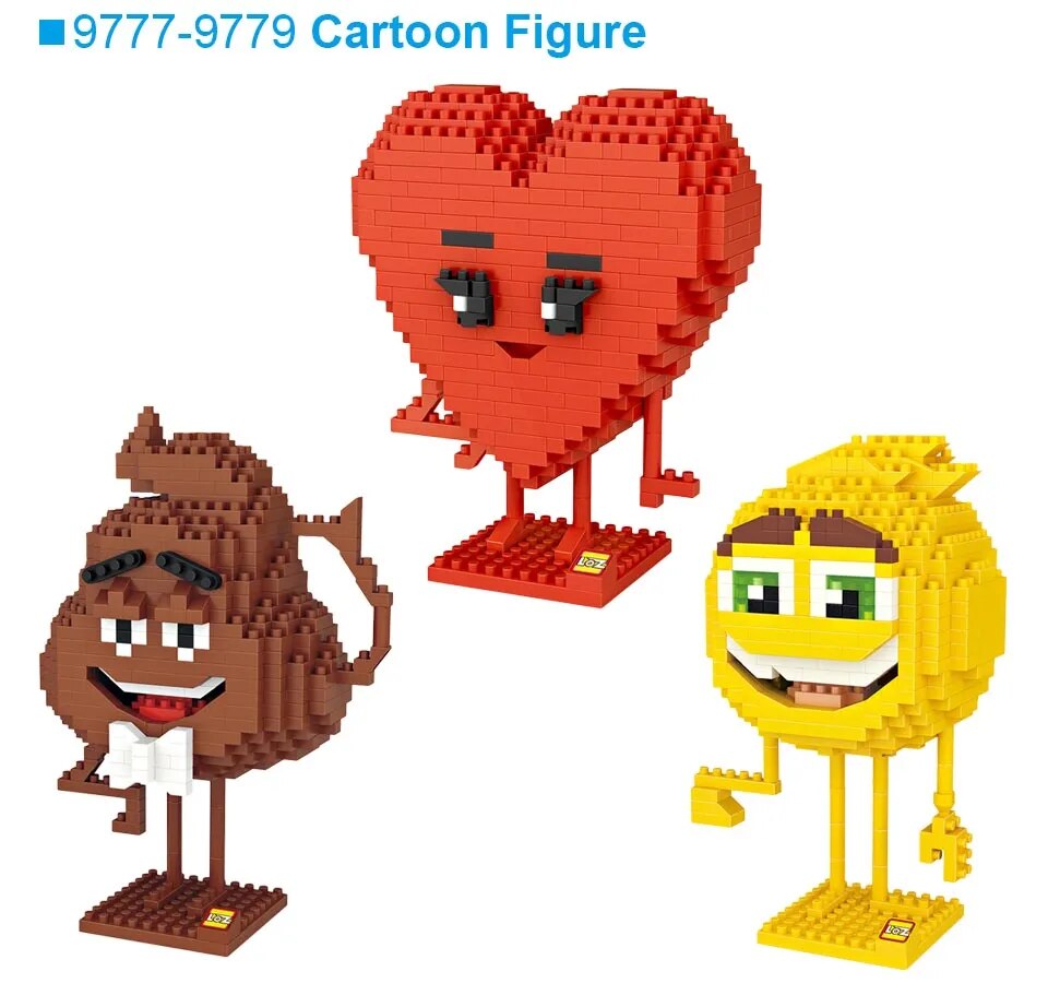 Cute Diy Toys with Cartoon Dog and Smile Love Stool