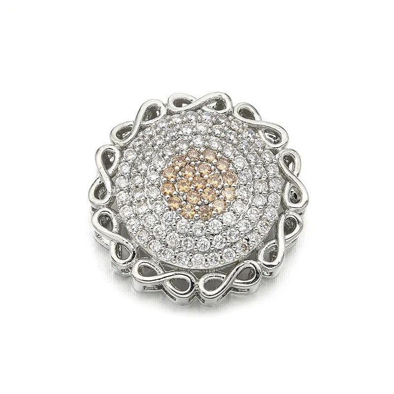 Runde Form-Blumen-Charm-Anschlüsse
